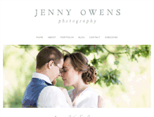 Tablet Screenshot of jennyowensphotography.com